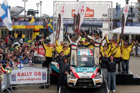 Ralliart Italy Win at Rally Great Britain PWRC 2009